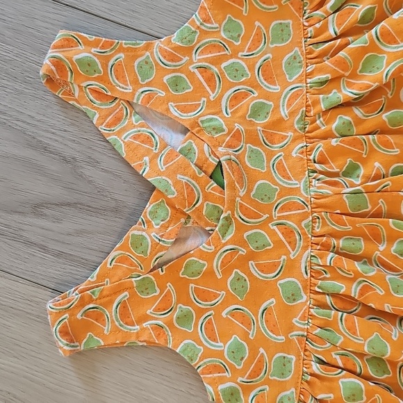 Vintage Y2K Girl Power Citrus Oversized Romper Suit 24 Months - Picture 6 of 10